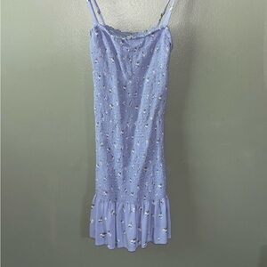 Hollister Blue Smocked Dress